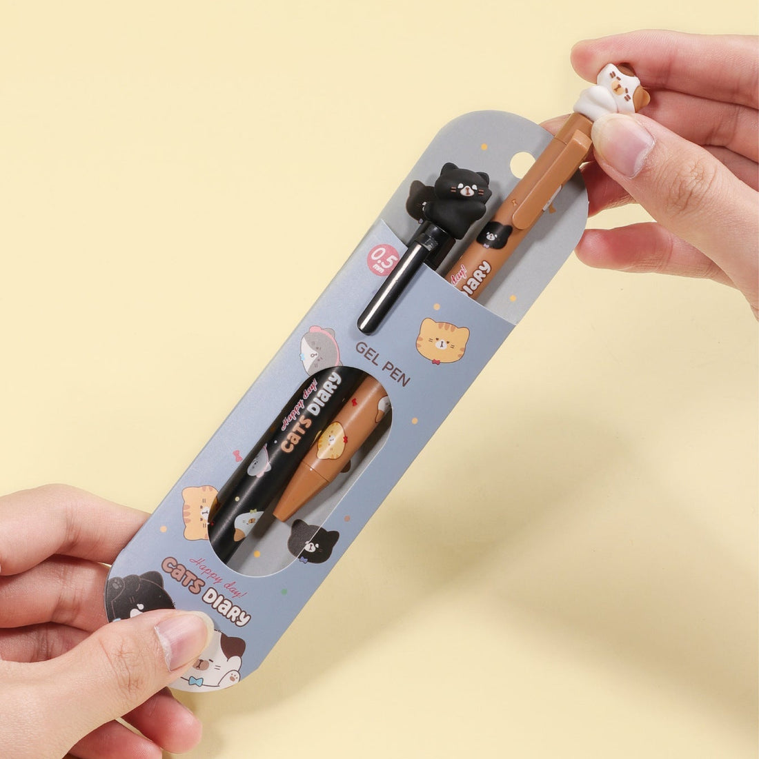 KUKI Cute Character 0.5mm Sharing Gel Pen Set - 2 Pack, image 11