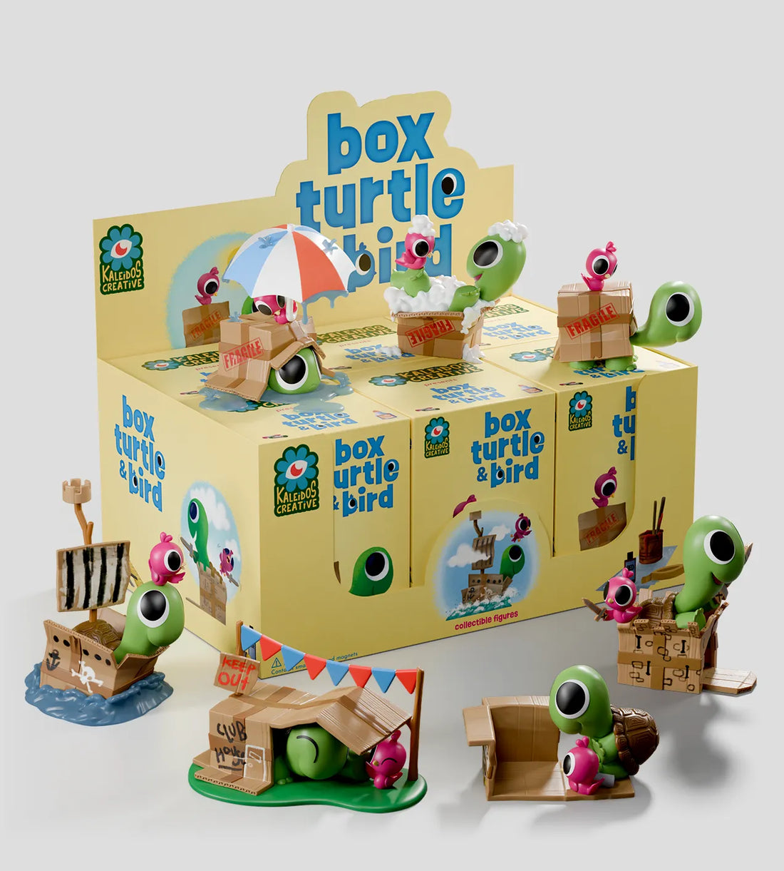 Kaleidos Creative - Box Turtle & Bird Blind Box, image 3