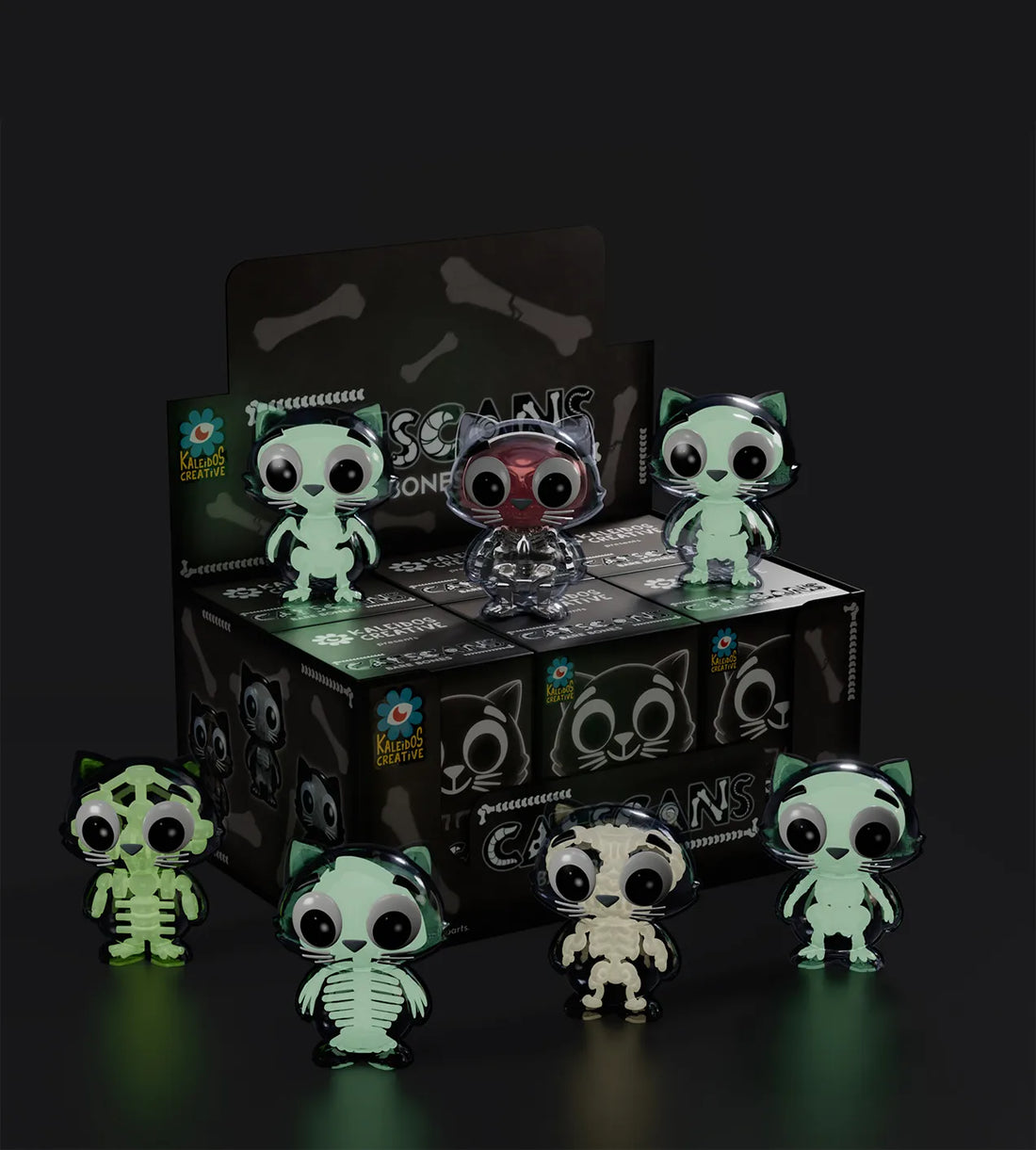 Kaleidos Creative - Catscans Bare Bones Series 2 Blind Box, image 3