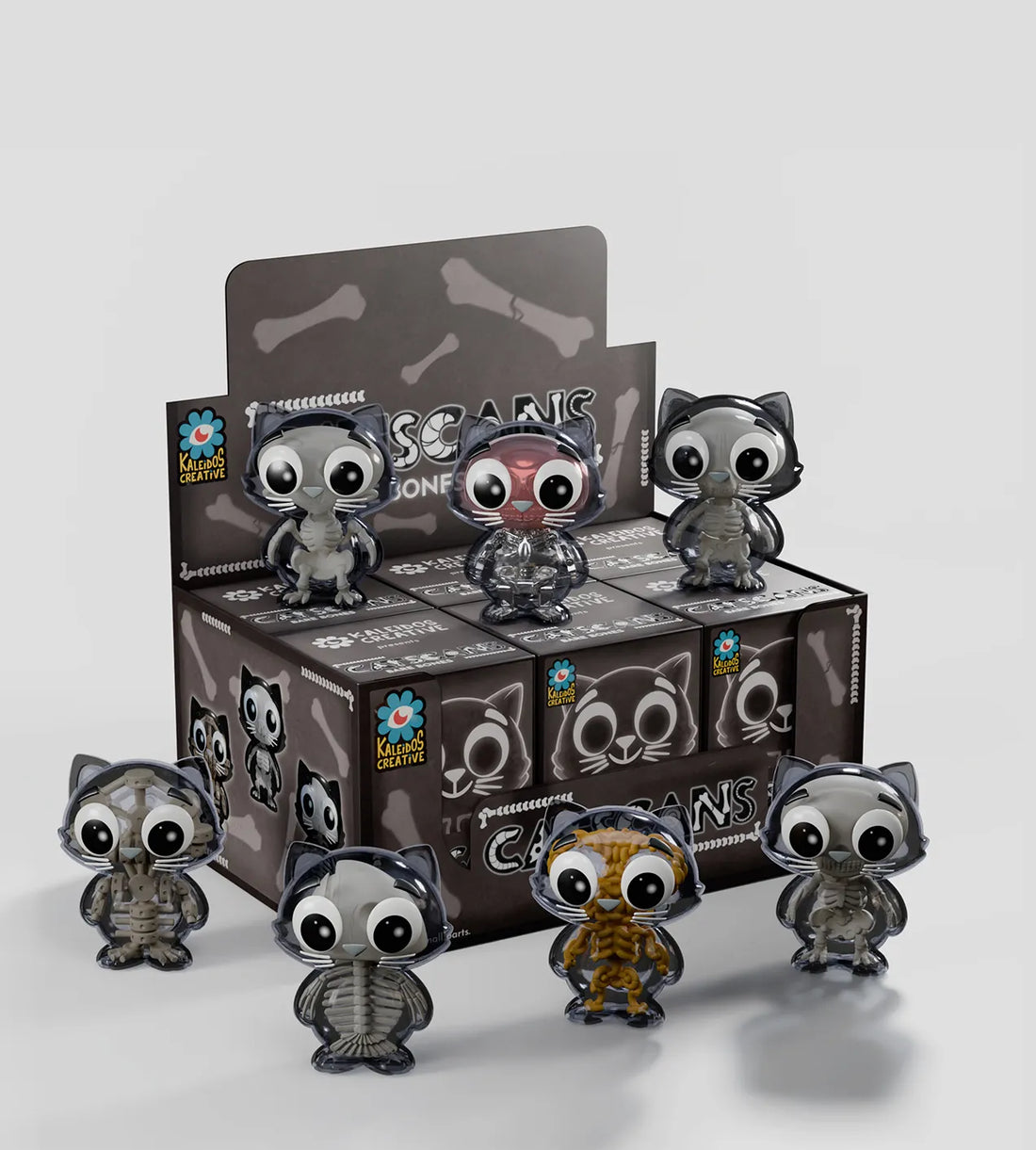 Kaleidos Creative - Catscans Bare Bones Series 2 Blind Box, image 4