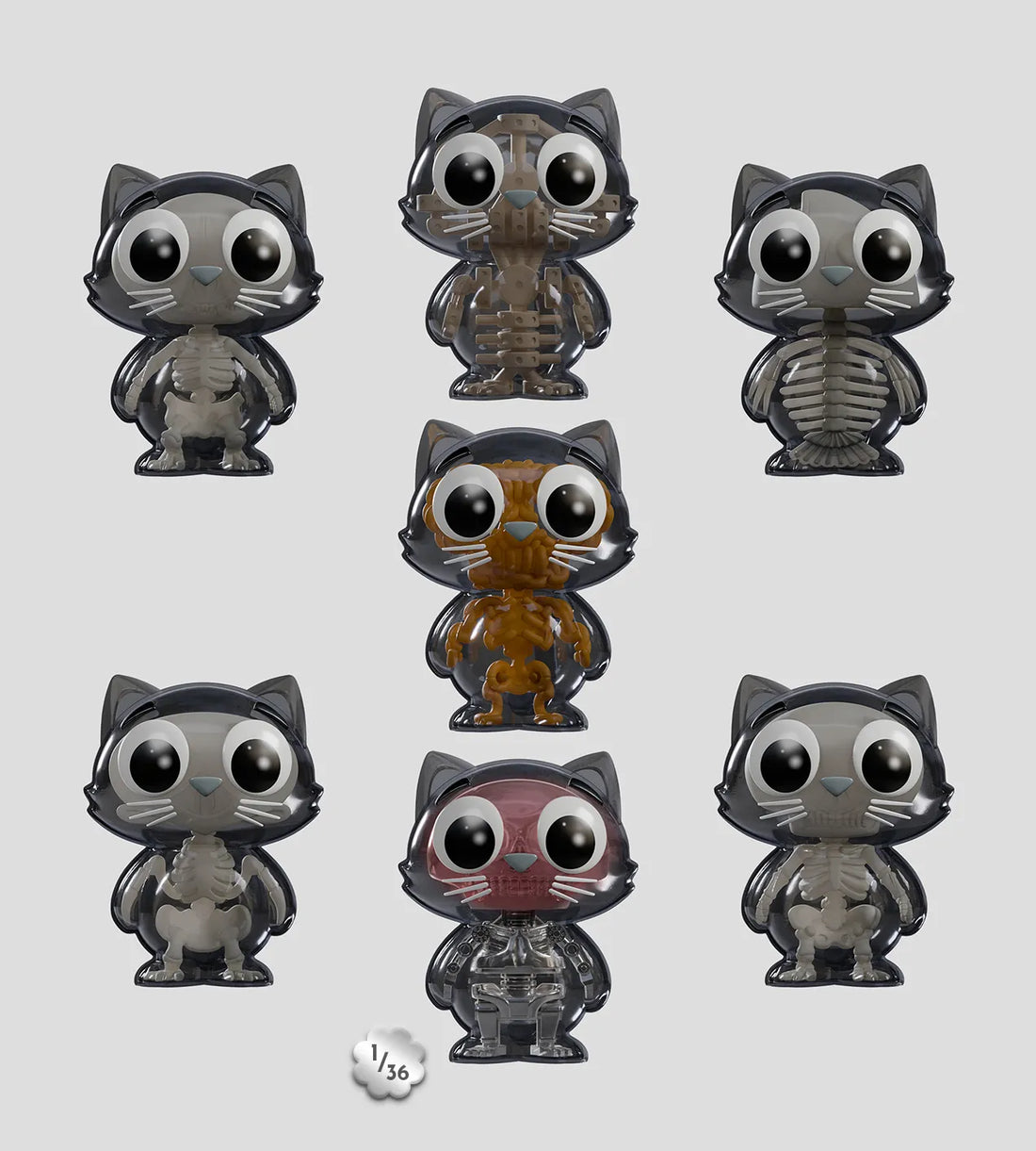 Kaleidos Creative - Catscans Bare Bones Series 2 Blind Box, image 5