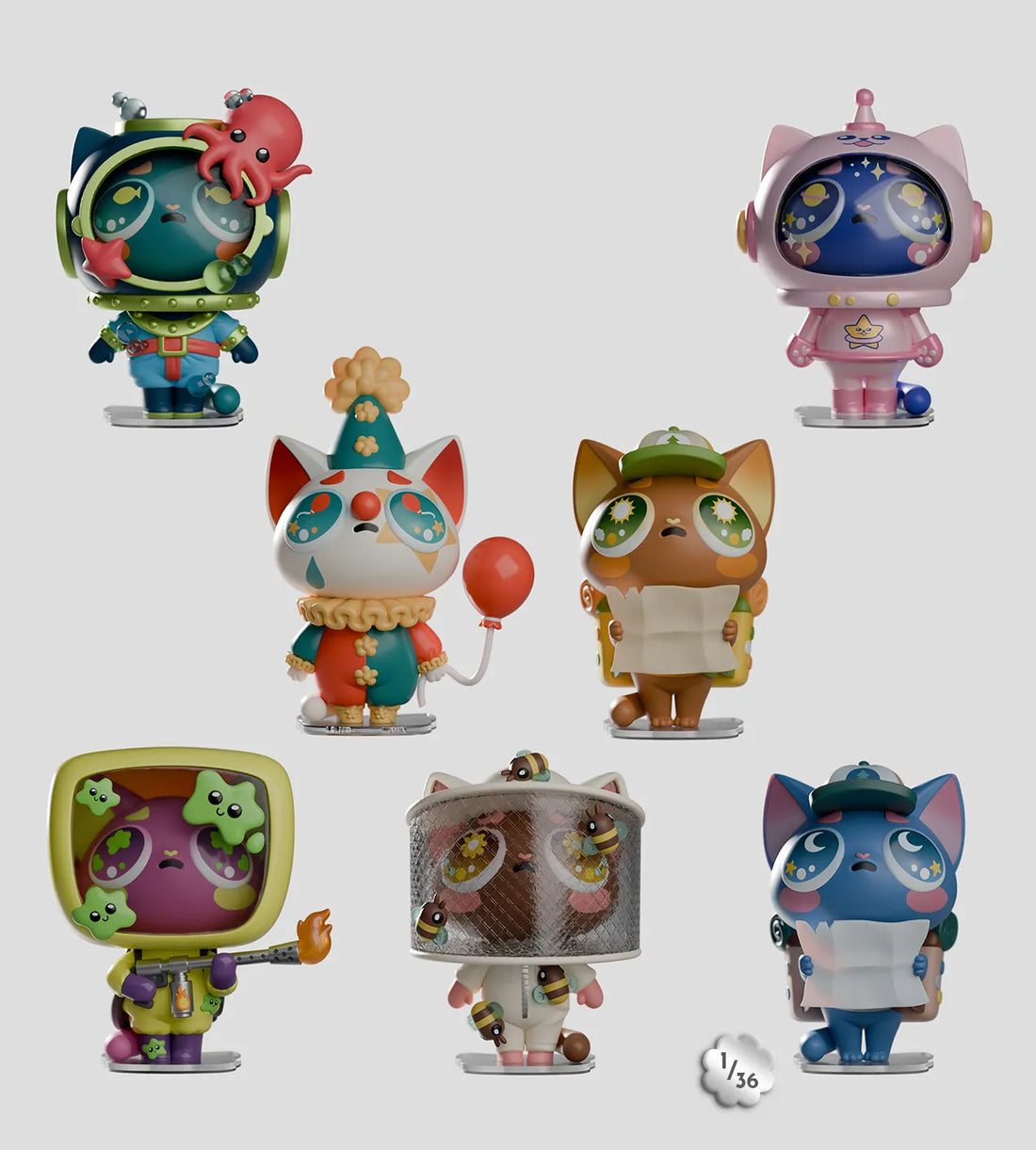 Kaleidos Creative - Widdle Baby, Big World Blind Box, image 4
