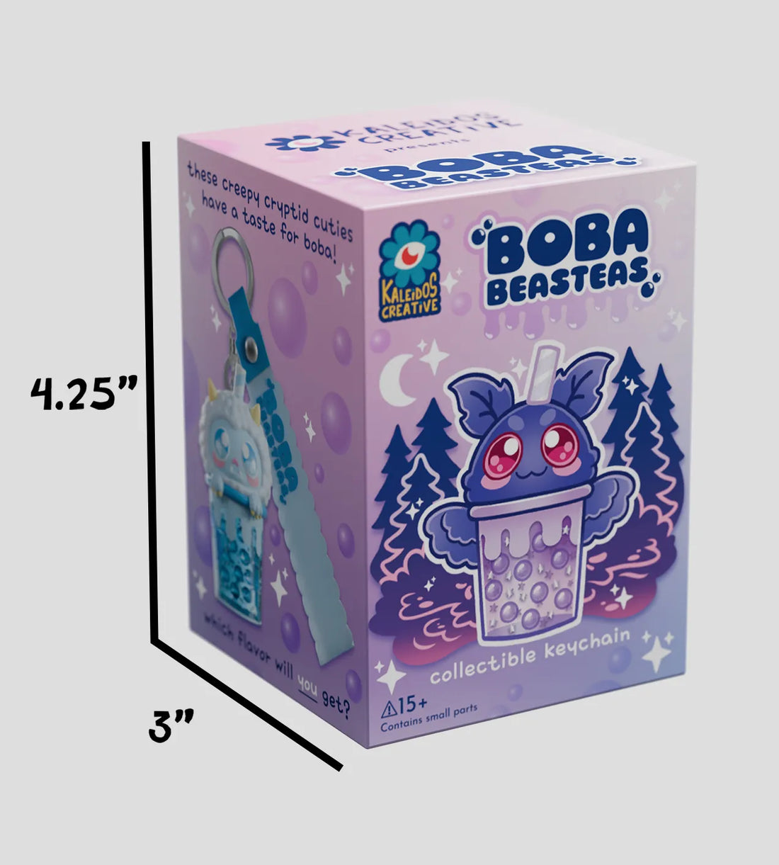 Kaleidos Creative Boba Beasteas Keychain Blind Box, image 2