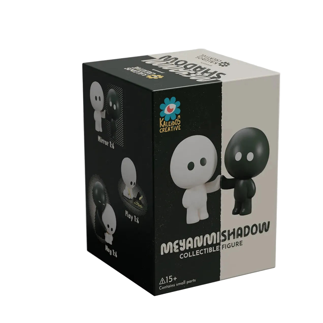 A boxed collectible figure shown on a light gray background with dimension lines indicating 4.25 inches tall and 3 inches wide.