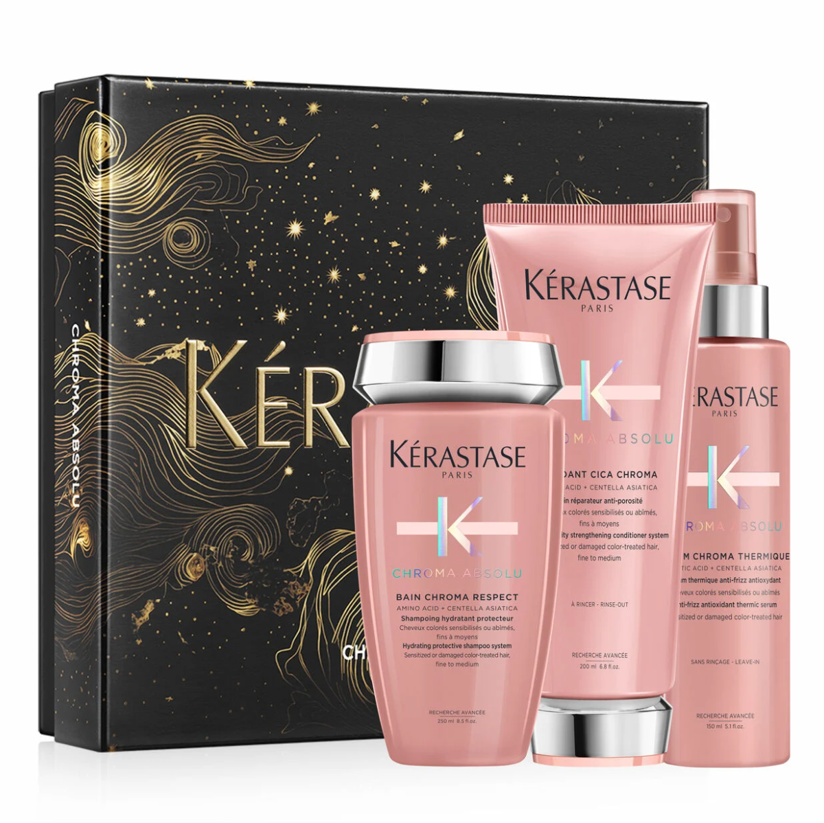 Kerastase Chroma Absolu Fondant Holiday Gift Pack - For Coloured Hair