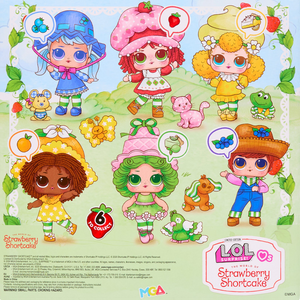 L.O.L. Surprise! Strawberry Shortcake Doll Blind Capsule featuring colorful dolls and accessories.