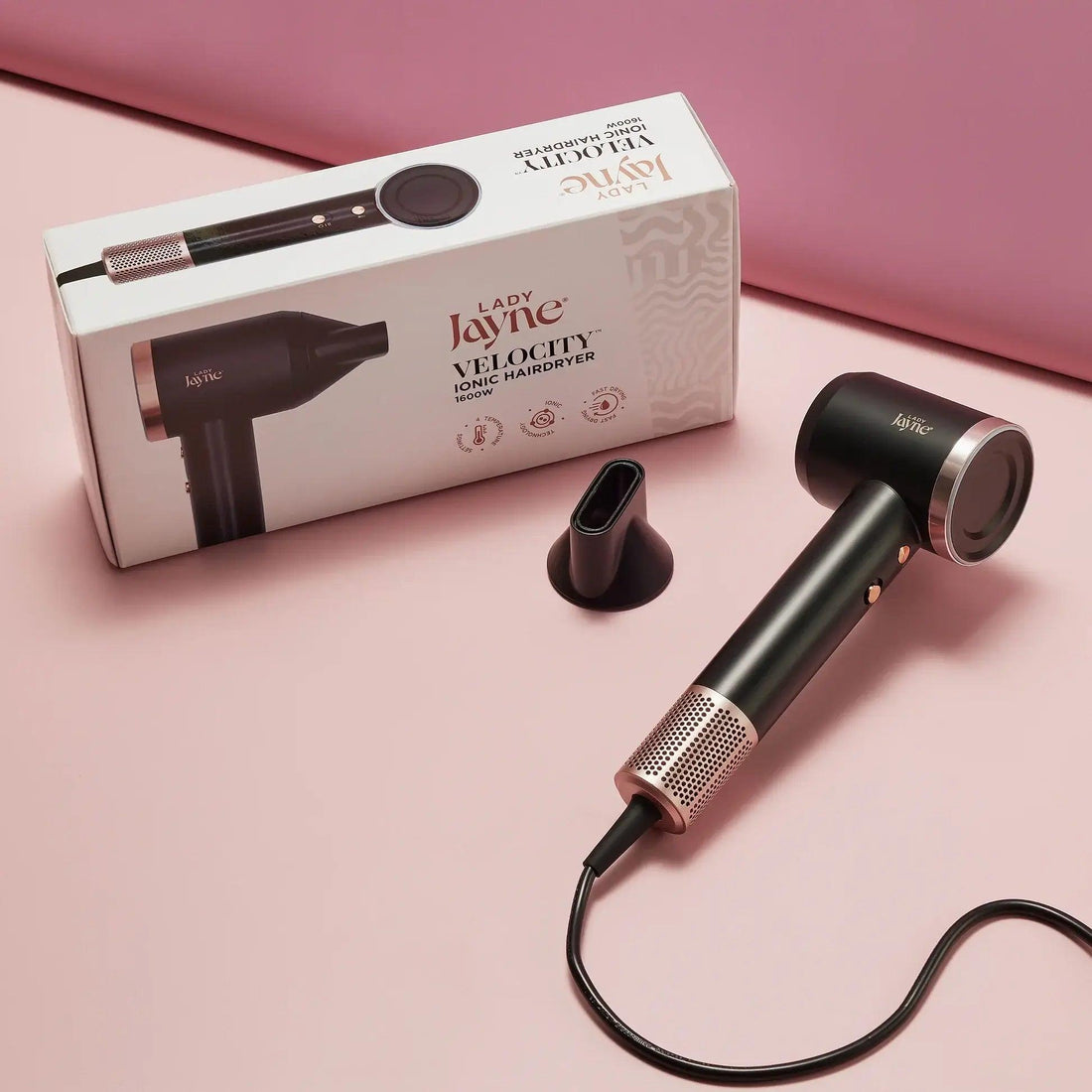 Lady Jayne Velocity Ionic Hairdryer, image 3