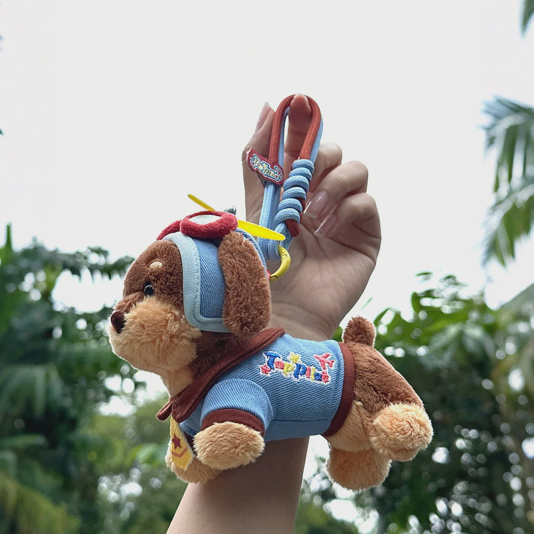 Little Aviator Dachshund Plush Bag Charm - Assorted Colours, image 4