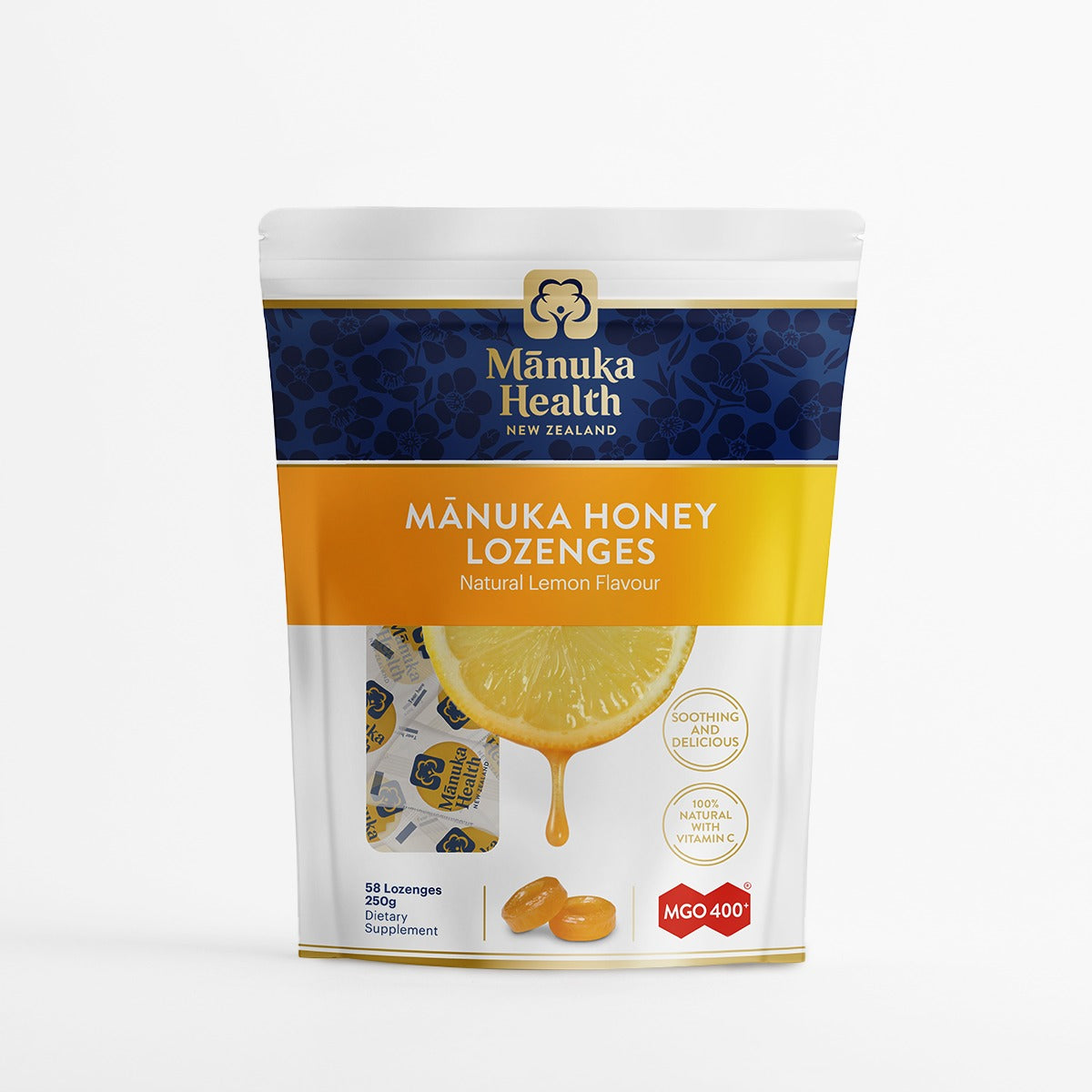 Manuka Health Manuka Honey Lozenge -  Lemon