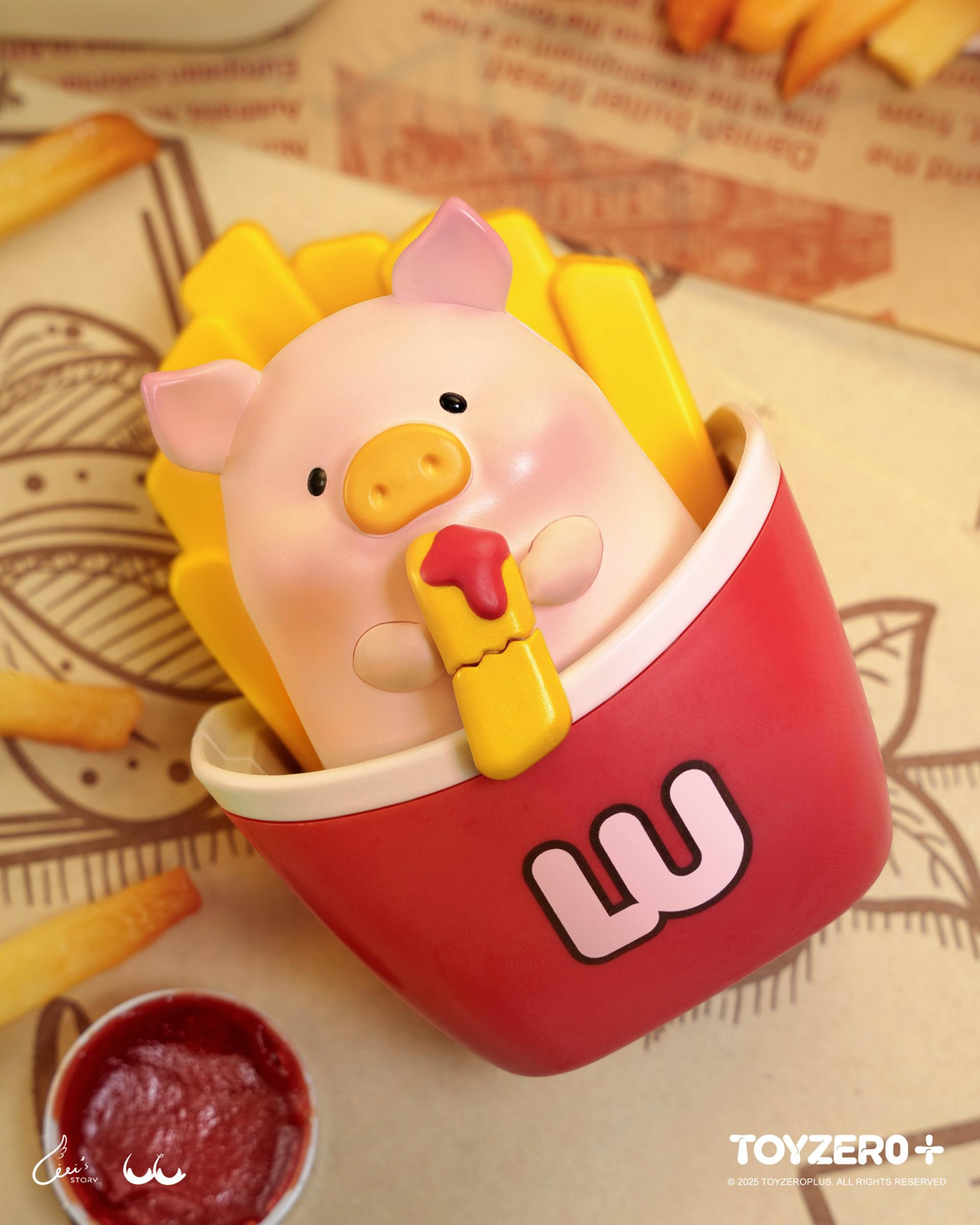 LuLu the Piggy Burger Express Movable Series Blind Box, image 2