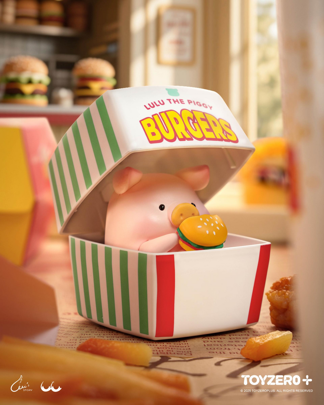LuLu the Piggy Burger Express Movable Series Blind Box, image 4