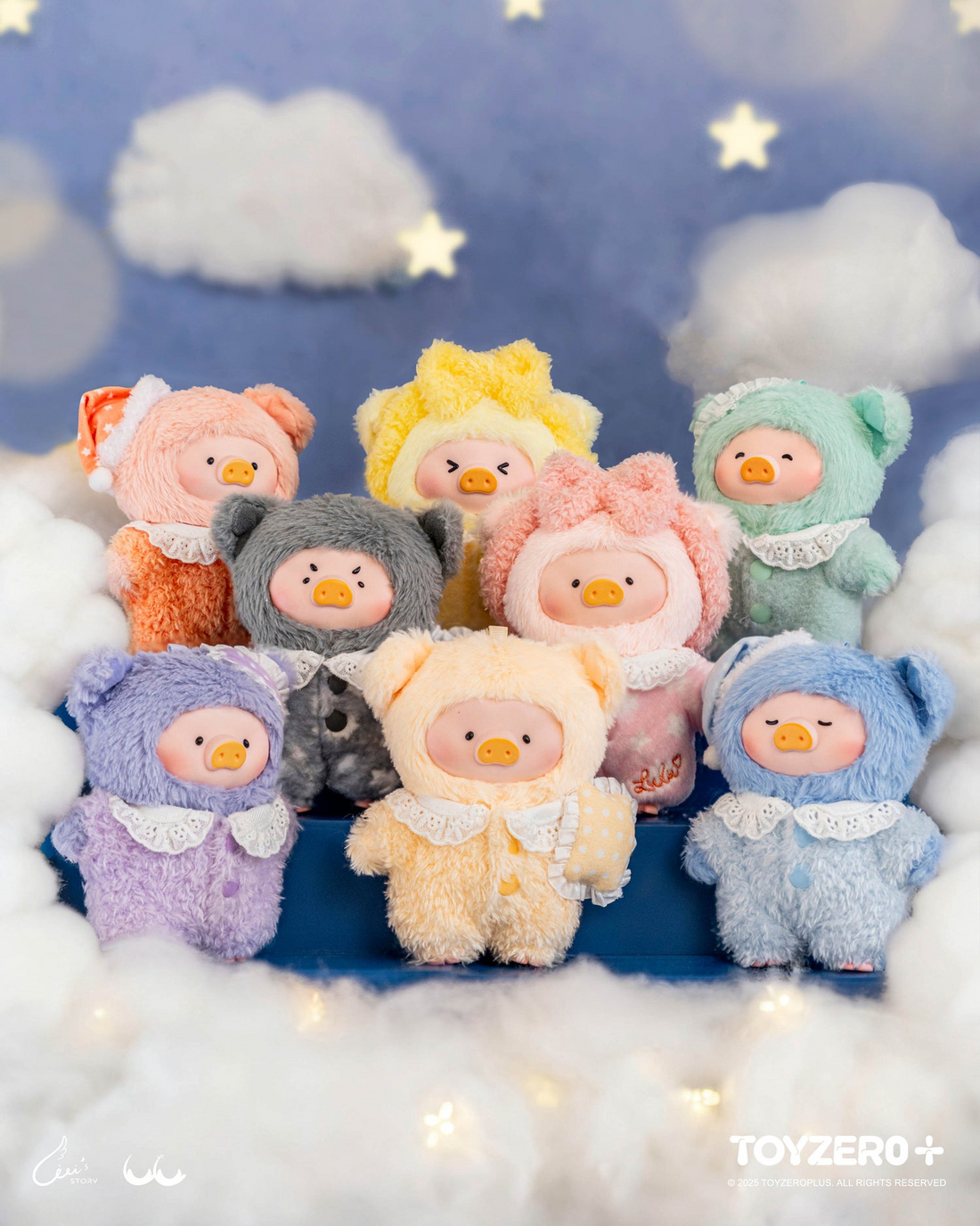 Lulu The Piggy Dreaming Wonderland Series Plush Keychain Blind Box, image 4