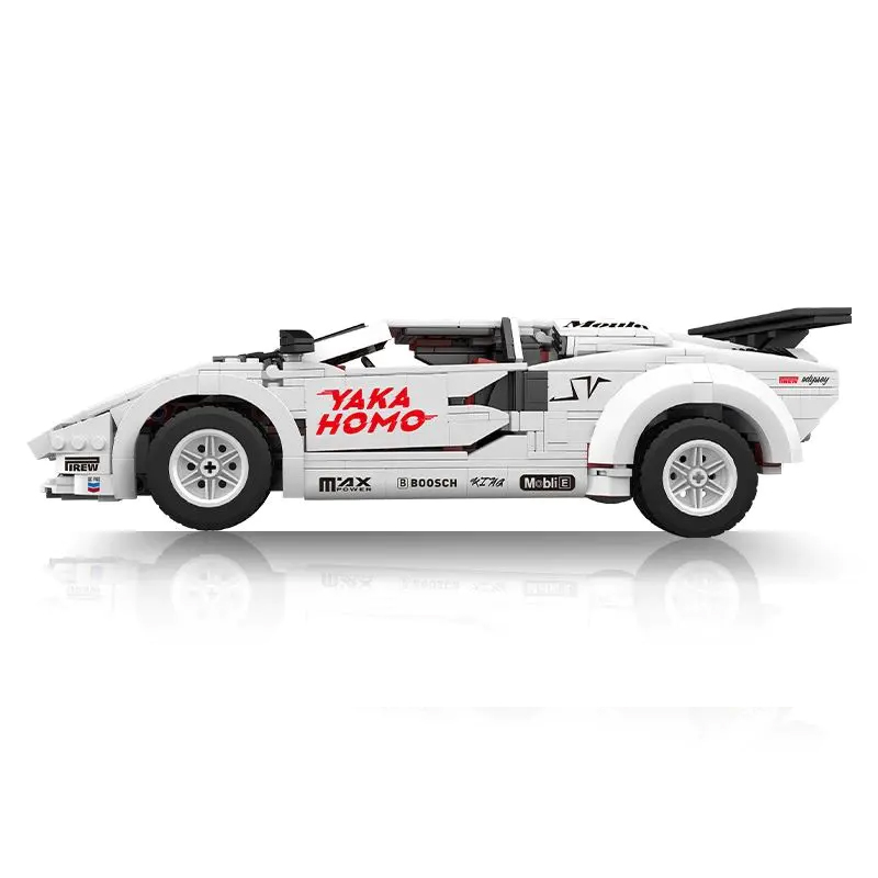 Mould King Lamborghini Countach Sports Car 1:8 Building Set - 1,524 Pieces - MK10045, image 3