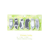 MO•CARD Cat Capsule Toy Series Shaped Index Sticky Notes