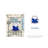 MO•CARD Cat Life Mini Theatre Hollow Metal Bookmark