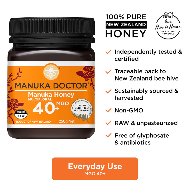 Manuka Doctor MGO40+ Multiforal  Manuka Honey