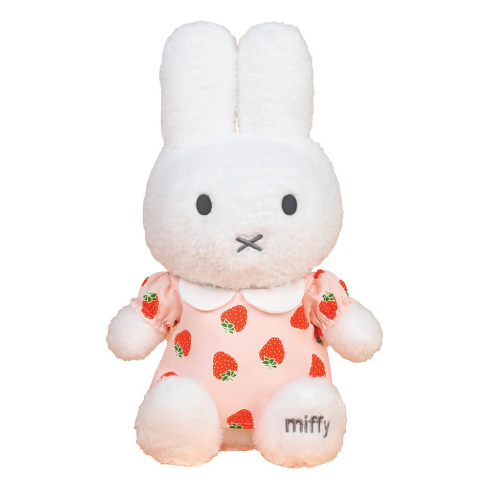 Miffy Plush Strawberry Dress Soft Toy