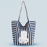 Miffy Striped Canvas Tote Bag