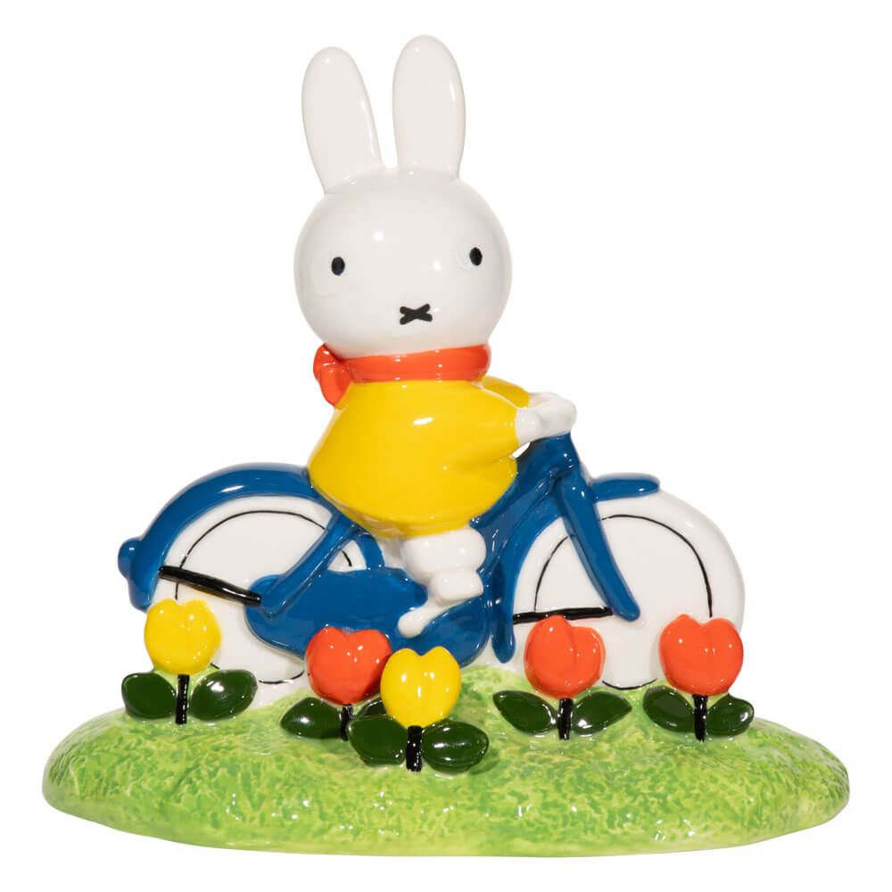Miffy Tulip Garden Bike Ride Figurine