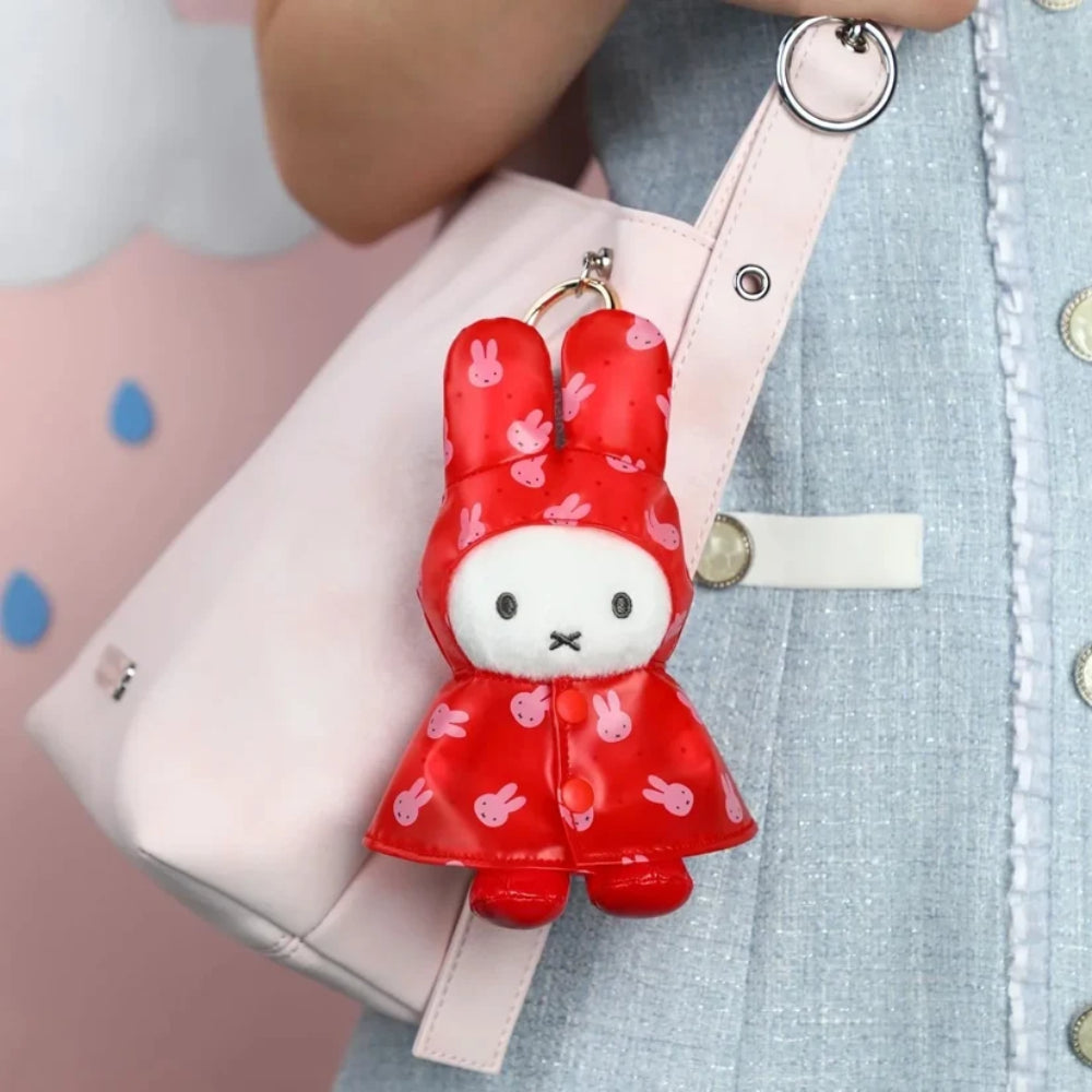 Miffy Raincoat Series Plush Keychain Blind Box