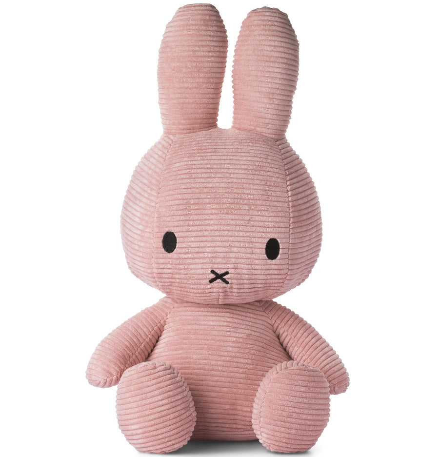 Miffy Sitting Corduroy Pink 50 cm