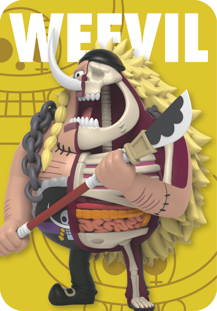 Mighty Jaxx: Freeny's Hidden Dissectibles – One Piece Warlords Edition Blind Box, image 8