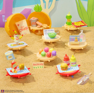 Miniverse Make It Mini SpongeBob Blind Box Collectible featuring miniature food and scenes from Bikini Bottom.