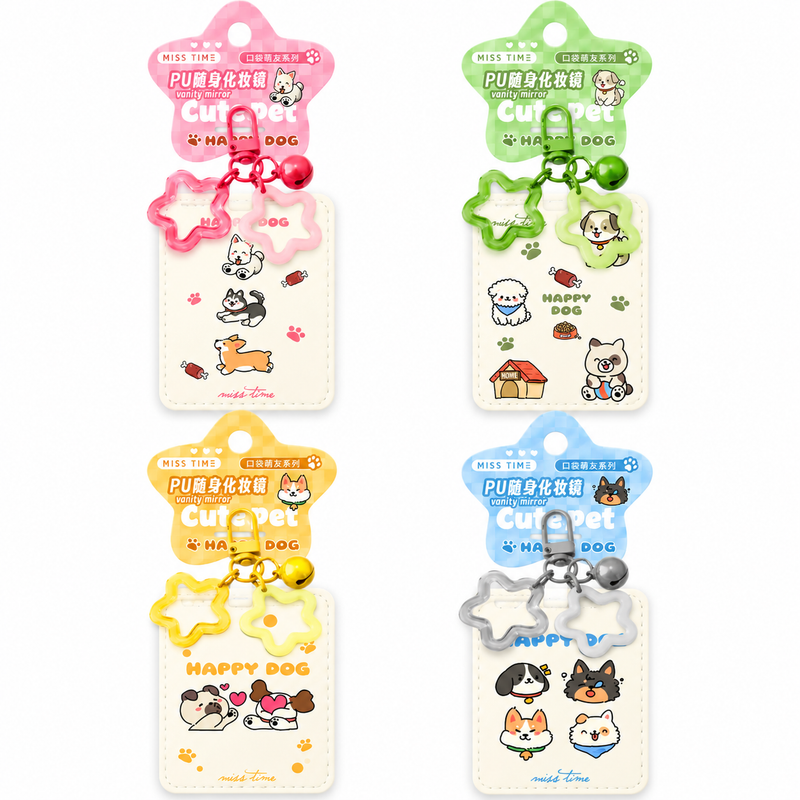 Miss Time Pocket Pals Mini Mirror Keychain