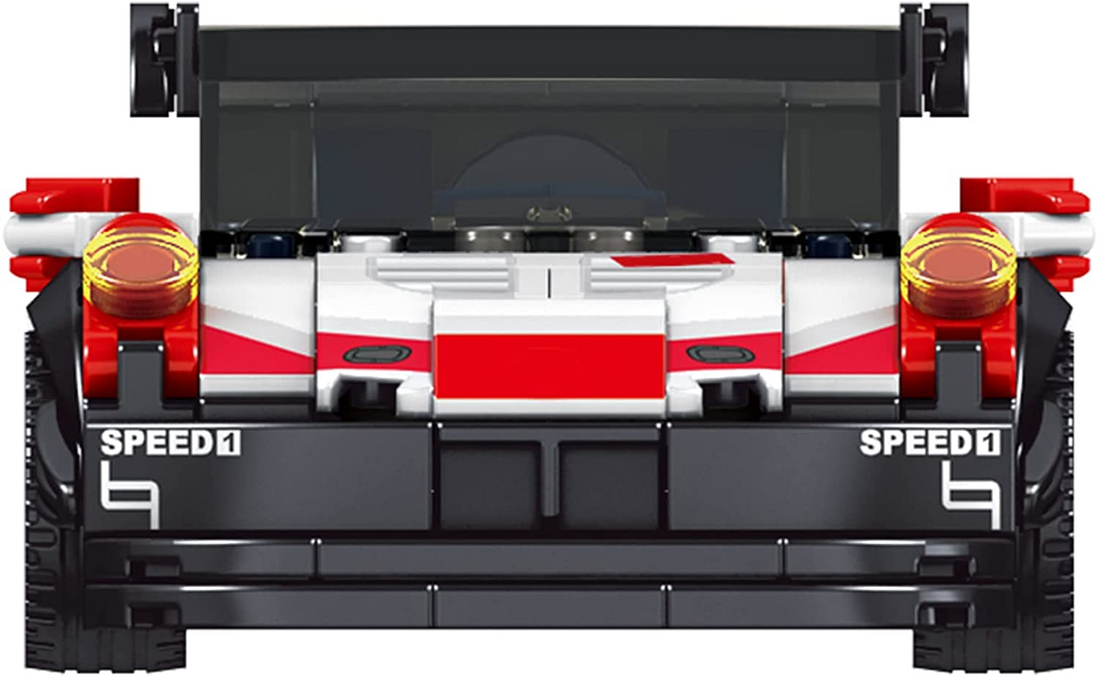 Mould King 911 RSR Sports Car Building Set with Display Case - 373 Pieces - 27010, image 4