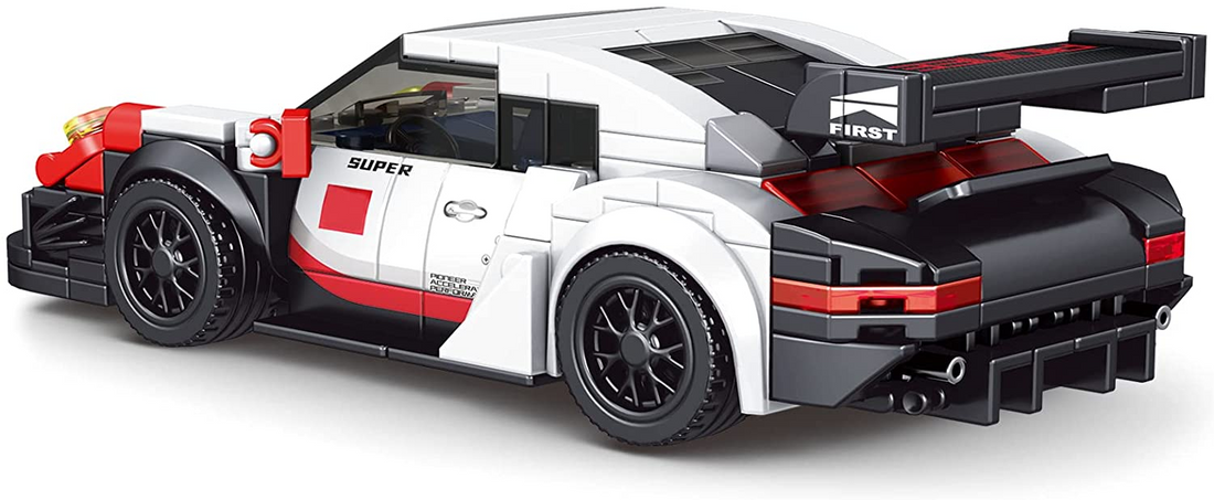 Mould King 911 RSR Sports Car Building Set with Display Case - 373 Pieces - 27010, image 2