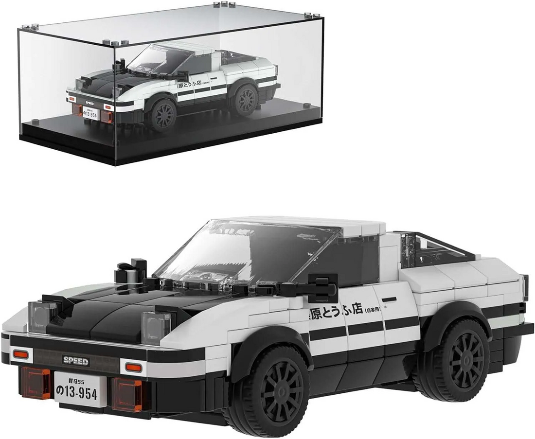 Mould King AE86 Mini Sports Car Building Set with Display Case - 418 Pieces - 27013, image 4