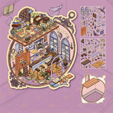 Mr Paper 2.5D Deco Scene Sticker Prince of the Stars Series