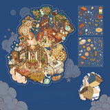 Mr Paper 2.5D Deco Scene Sticker Prince of the Stars Series