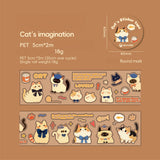 Mr Paper Cat & Dog Diary Series Sticker Tape
