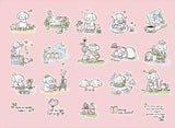 Mr. Paper Cats and Dogs Wearing Rain Boots Series Sticker Pack