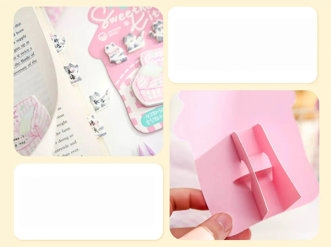 Mr Paper Sticky Notes Set – Fluffy Cat House Index Tabs & Memo Notes, image 12