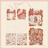 Mr Paper 2.5D Deco Scene Sticker Romantic Bear Cottage Series