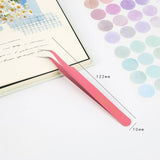 Laiwang Multi-Purpose Tweezer Candy Colour Series Curved Tip