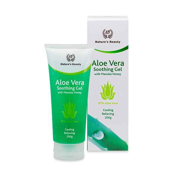 Nature's Beauty 97% Pure  Aloe Vera Gel With Manuka Honey 200g