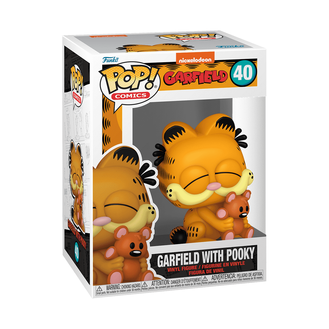 Funko Pop! Nickelodeon Garfield with Pookie Vinyl Figure, image 2