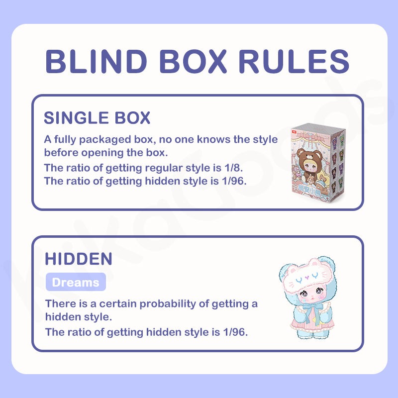 Nommi Good Night Bear 400% Vinyl Plush Doll Blind Box, image 3