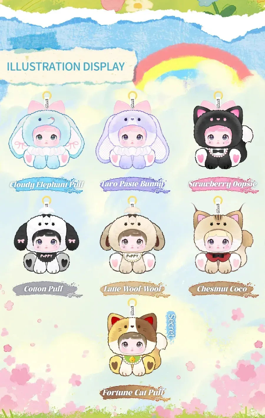 Nommi Sitting Zoo Series Plush Doll Blind Box, image 10