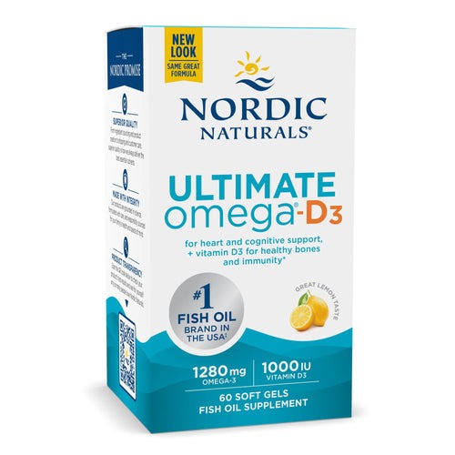 Nordic Naturals Fish Oil Ultimate Omega-D3 - Lemon