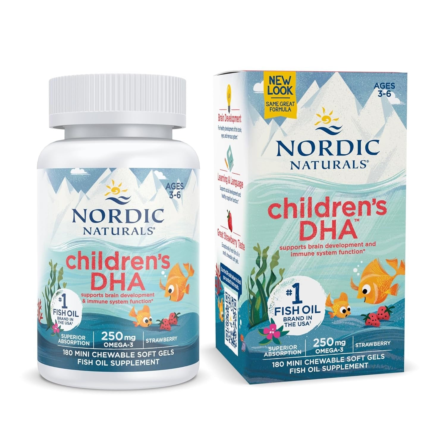 Nordic Naturals Children's DHA  180 Mini Softgels EXP:04/2025