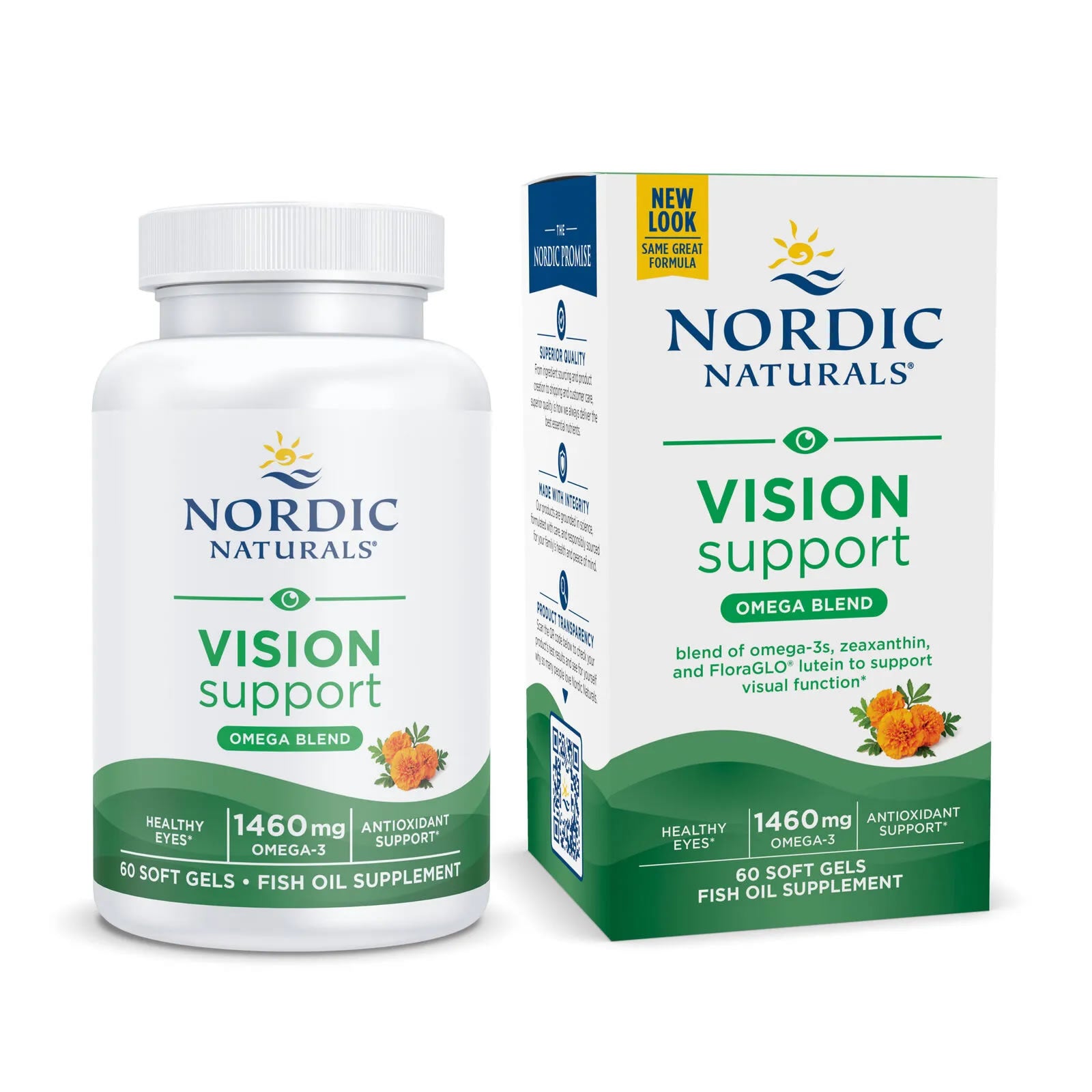 Nordic Naturals Omega Vision - Unflavoured 60 Capsules