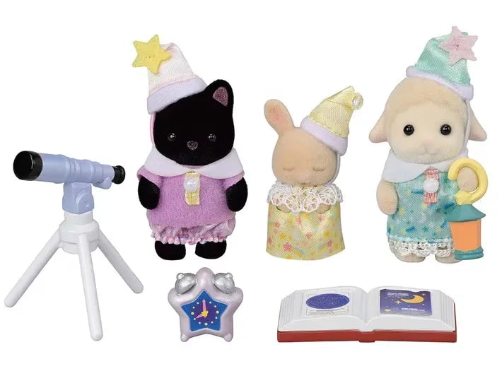 Sylvanian Families Nursery Friends Sleepover Party Trio, image 4