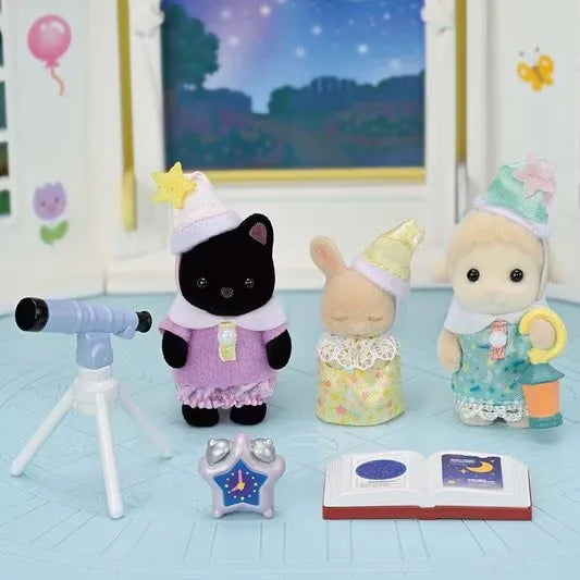 Sylvanian Families Nursery Friends Sleepover Party Trio, image 6