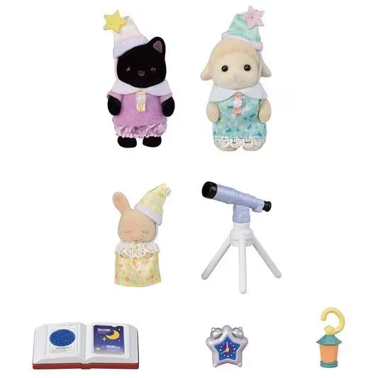 Sylvanian Families Nursery Friends Sleepover Party Trio, image 3