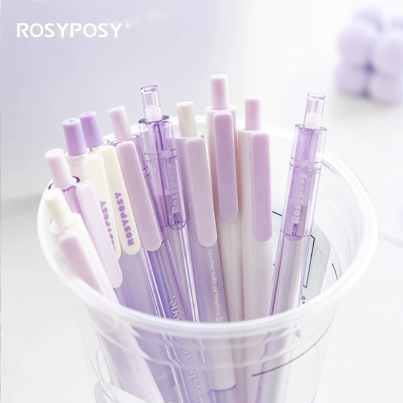 RosyPosy "Fall in" Collection Soft Gradient Gel Pen Set (0.5mm & 0.38mm, 5 pcs/box), image 8