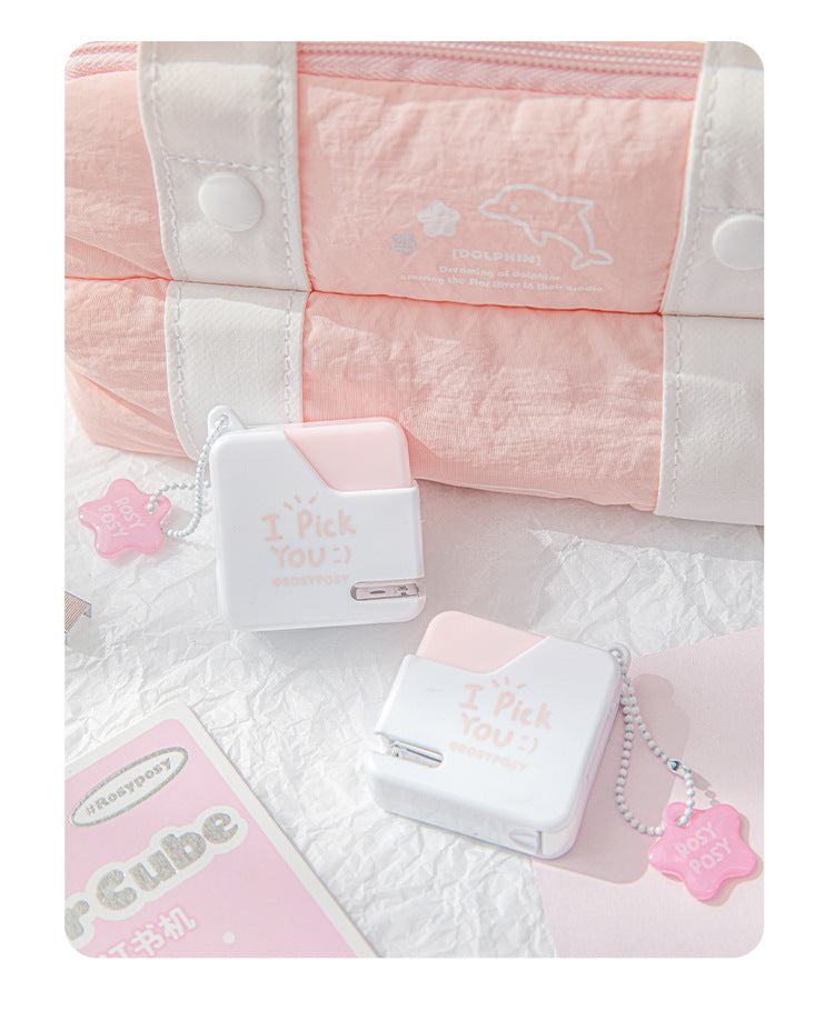 RosyPosy Sugar Cube Portable Mini Stapler, image 10